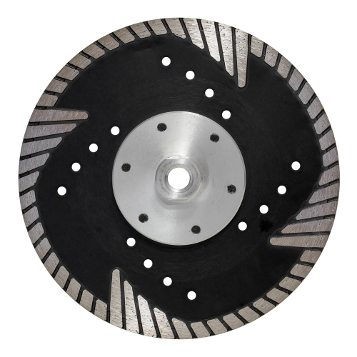 диск турбо euro-premium д.180*m14 (2,8*10)мм | гранит/dry tech-nick