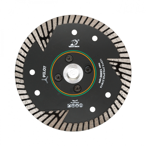 диск турбо pilot д.125*m14 (2,2*9)мм | гранит/dry tech-nick