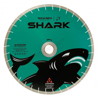 диск сегментный shark д.500*3,0*90/60/50 (44,0/40,0*4,2*15)мм | 36z/arix/гранит/wet tech-nick