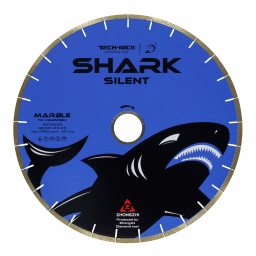 диск сегментный бесшумный shark marble silent д.400*2,4*60/50 (42.9/41.2*3,4*8,0)мм 29z/мрамор/wet tech-nick